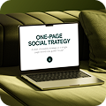 One-page social strategy